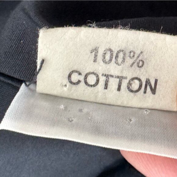 Dos Carolinas Guayabera Embroidered Shirt Dress Small Black Turquoise Cotton - Picture 9 of 13